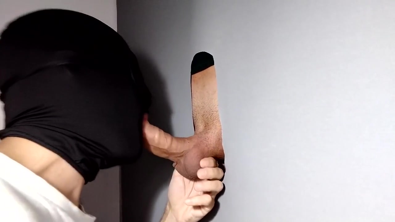 Bisexual Boy With A Beautiful And Handsome Cock Comes To Gloryhole For The First Time