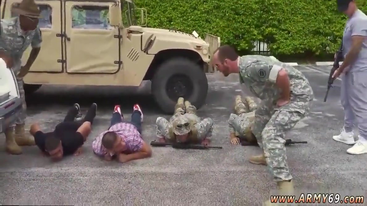Military Teachers Teach Banging Twink And Straight Army Men With Huge