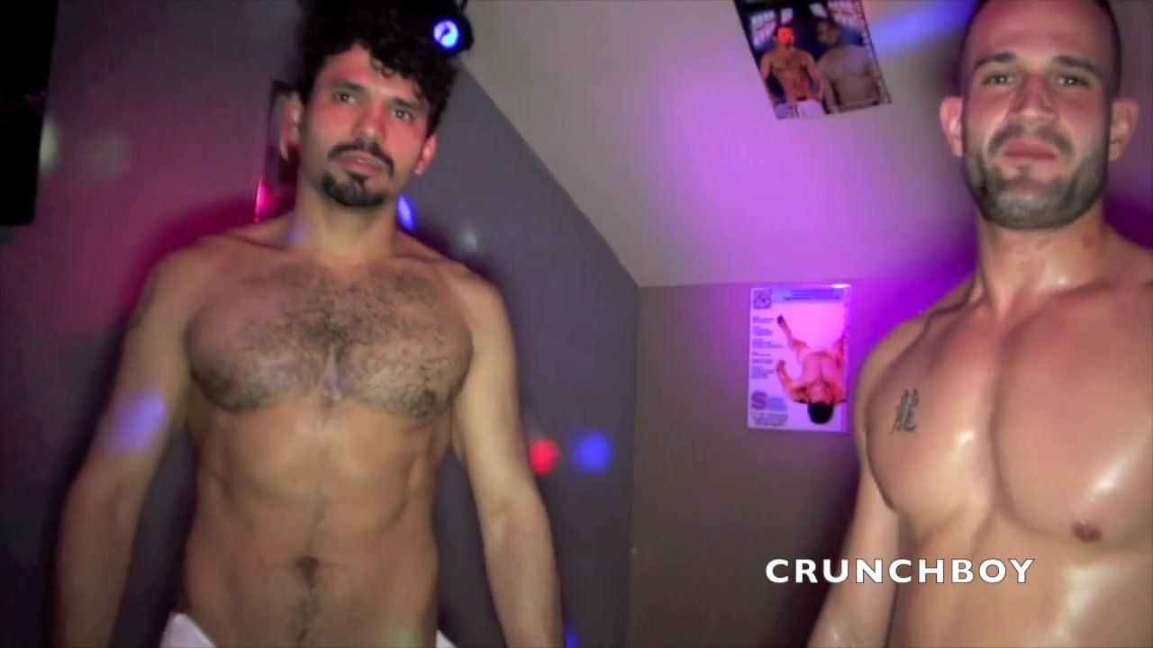 Mike fucked by the pornstar Jean Franko in the sauna - CrunchBoy