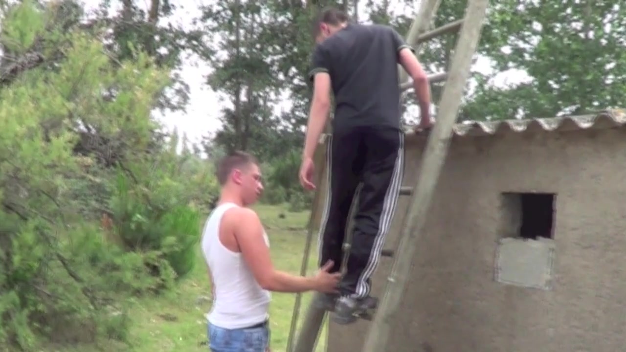 Gay twink Jimy fucked by his straight friend - CrunchBoy