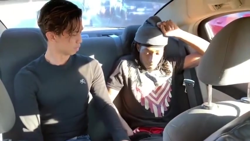 Asian Collage Guy Gets A Massive Black Dick In The Backseat Of The Car - Bussyhunt