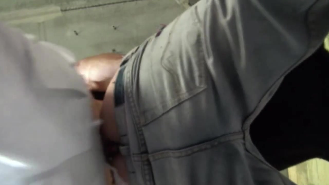 Gay fucked by 2 tops in exhib outdoor place - CrunchBoy