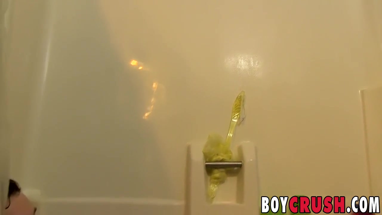 Good Looking Twink Plays With His Dick In The Shower Solo