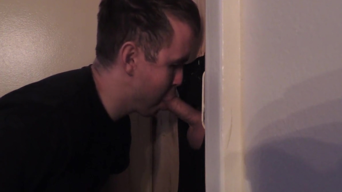 Oddly Shaped Uncut Guy Swings By For First Gloryhole Bj