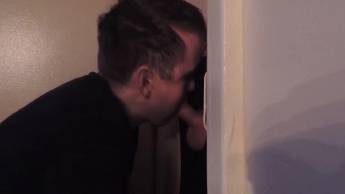 Oddly Shaped Uncut Guy Swings By For First Gloryhole Bj