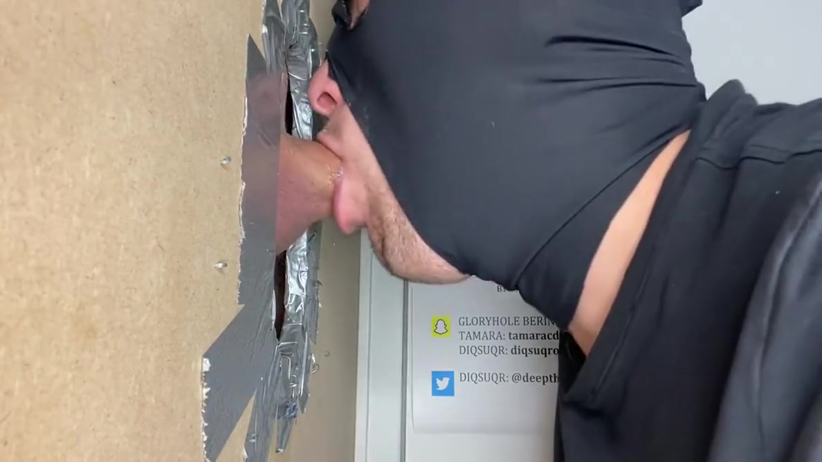 Diqsuqr - Hot Gloryhole Edging Of A Cut Dick!