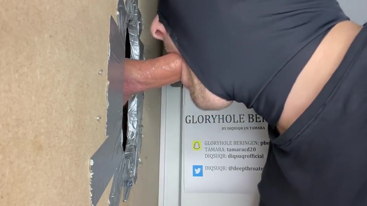 Diqsuqr - Hot Gloryhole Edging Of A Cut Dick!
