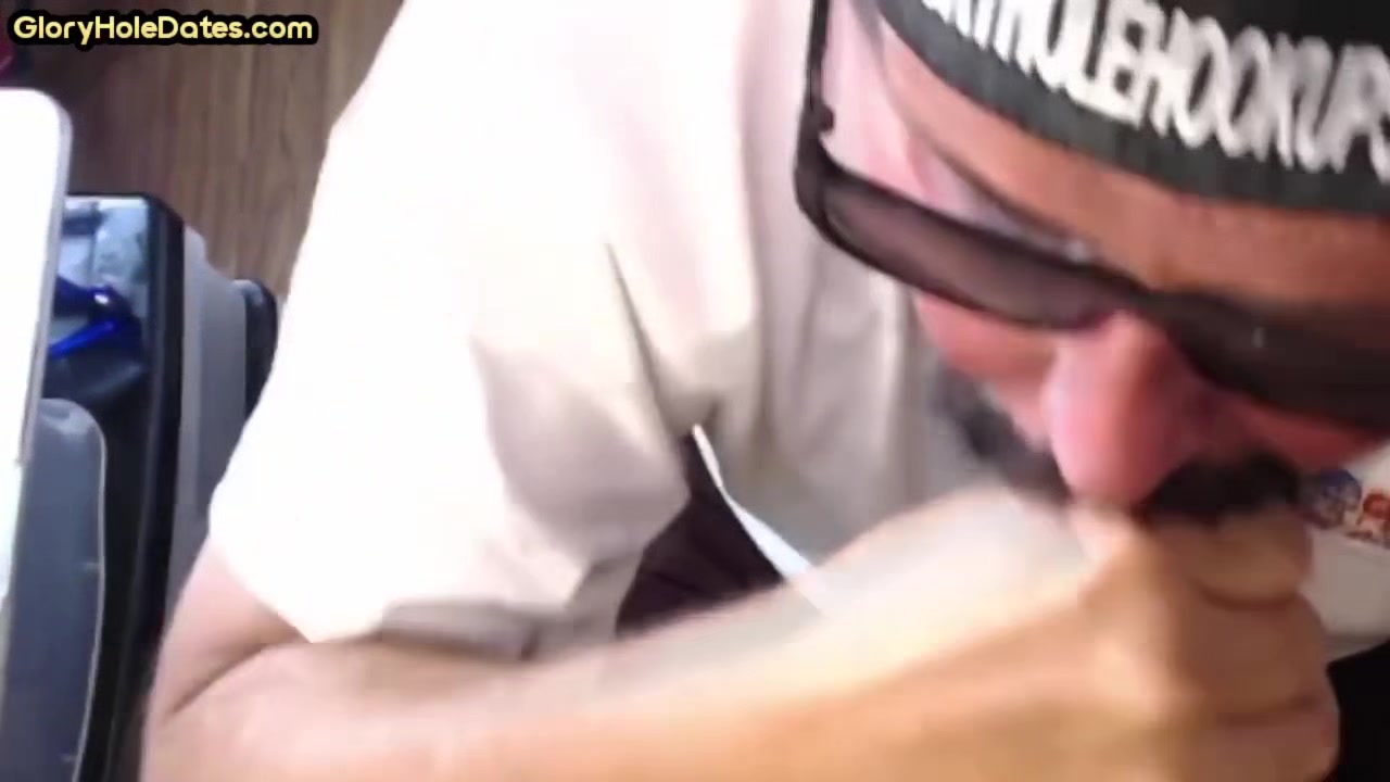 Cock starving gloryhole DILF cant stop giving BJ to BF