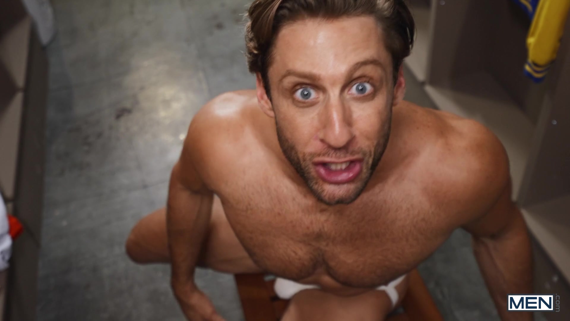 Big Balls Energy Scene Poster on men with Dom King, Nick Cranston