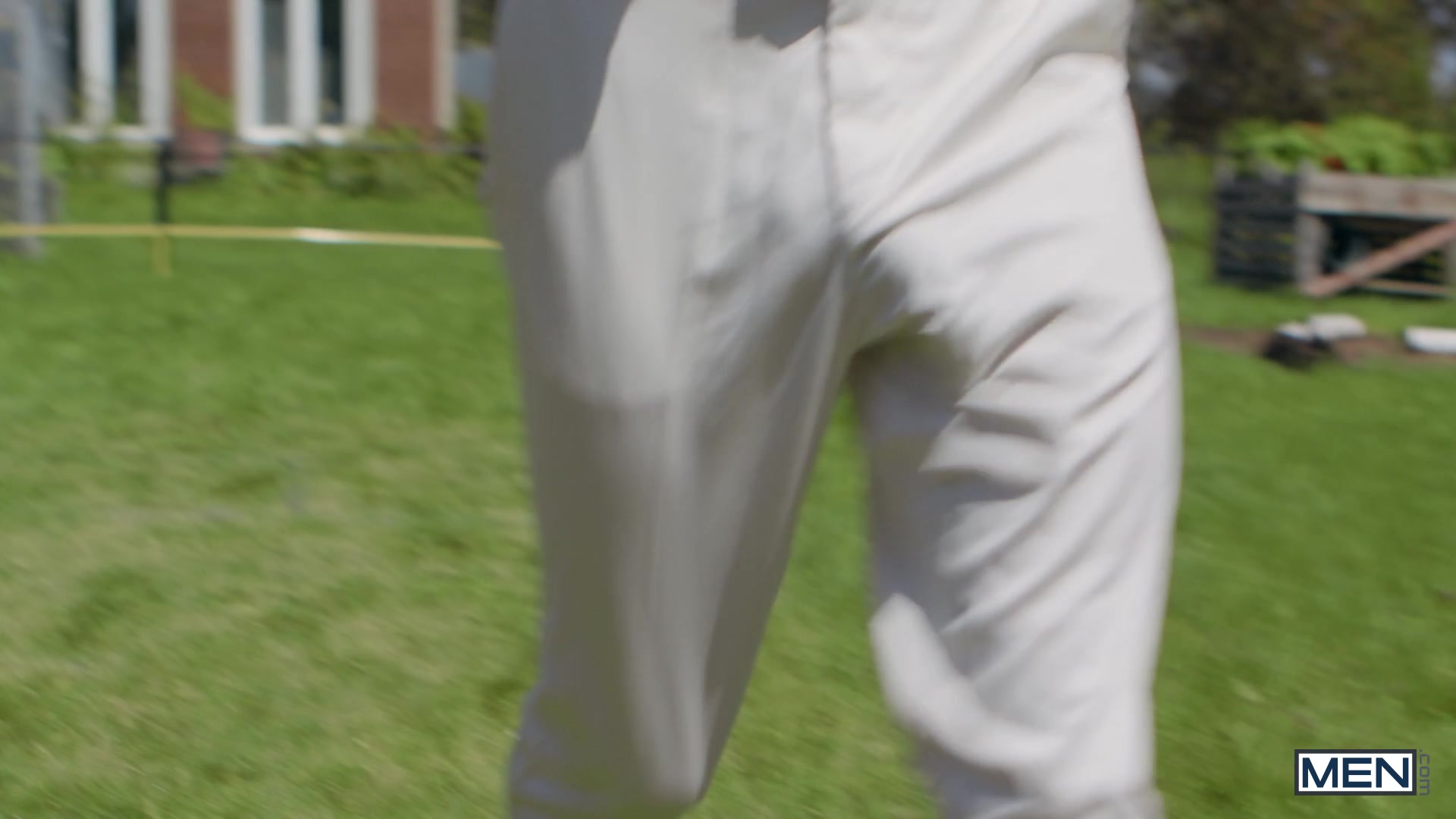 Cricket My Cock Scene Poster on men with Leo Louis, Sam Ledger