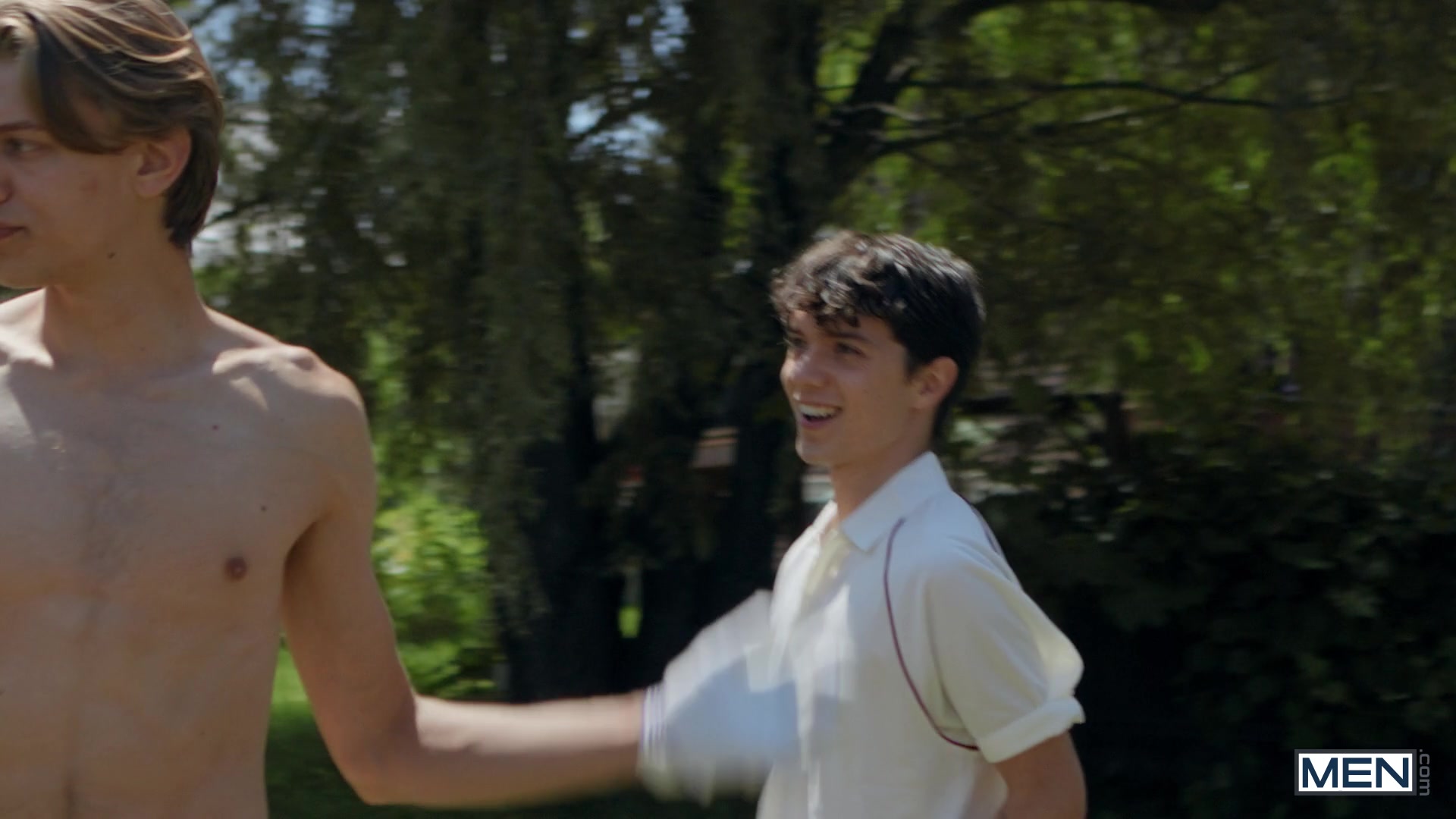 Cricket My Cock Scene Poster on men with Leo Louis, Sam Ledger