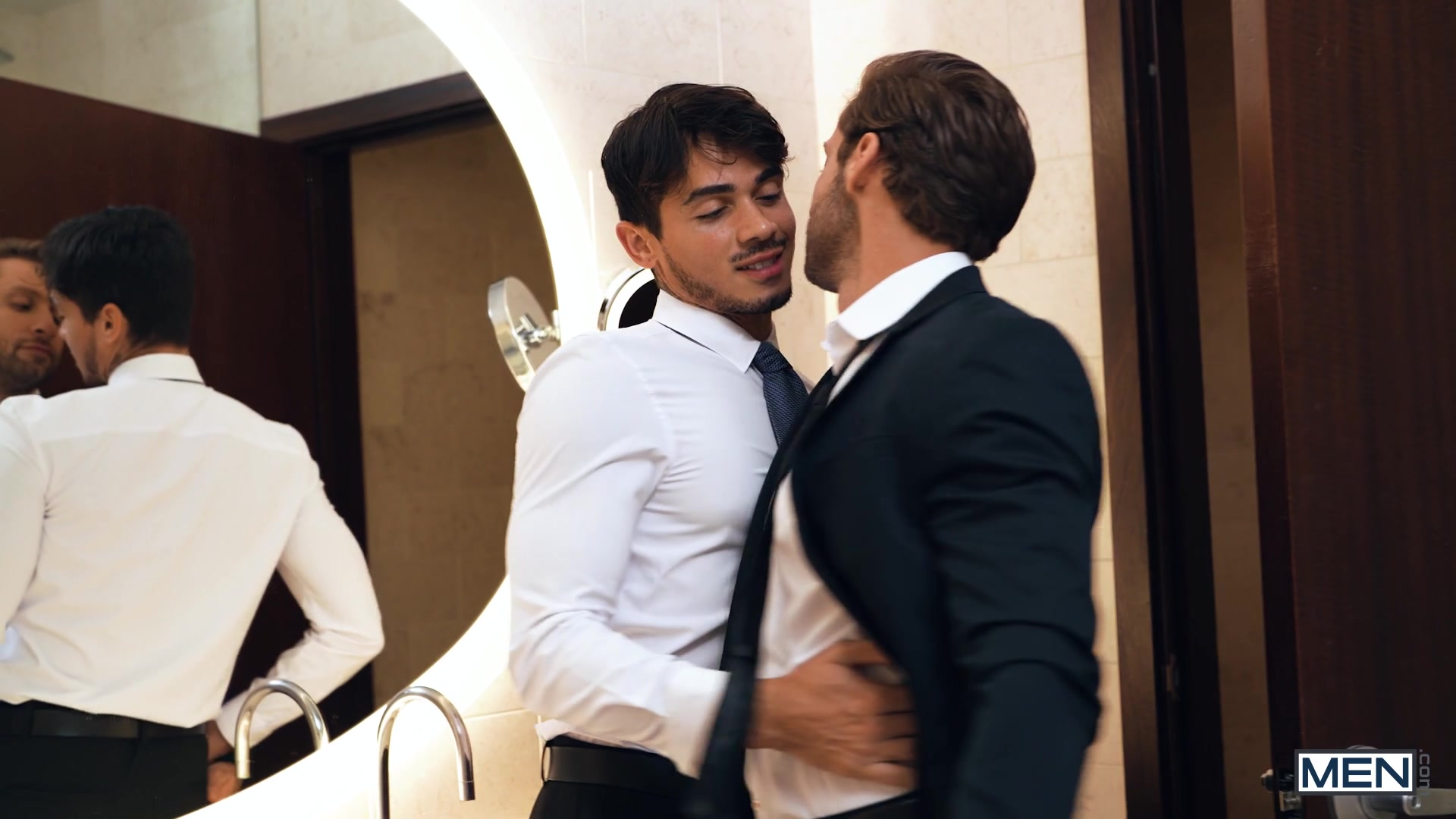Lie To Me Scene Poster on men with Ashton Summers, Dom King