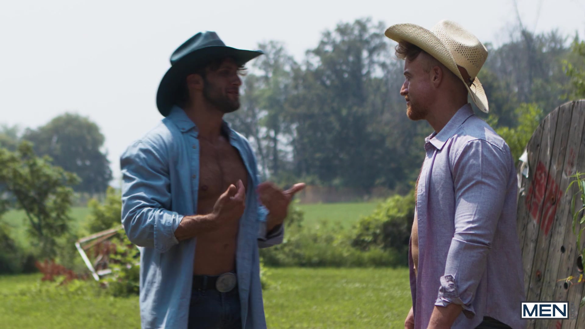Even Cowboys Get Blue Balls Part 3 Scene Poster on men with Olivier Robert, Dom King