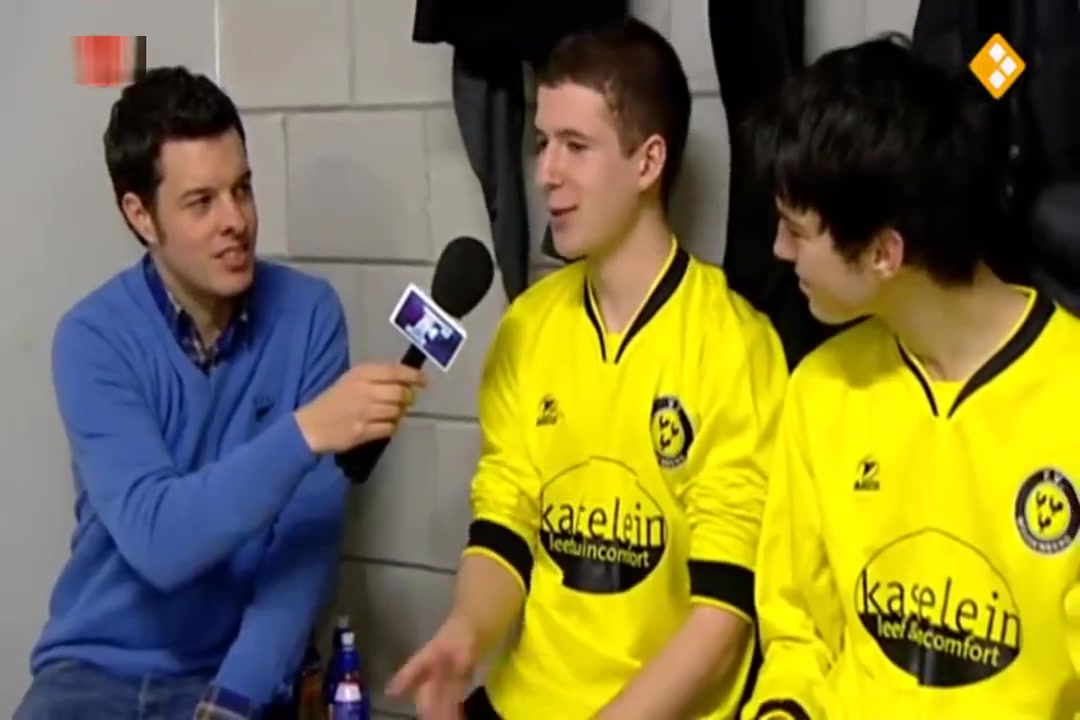 Sports Reporter Showers With Dutch Soccer Players