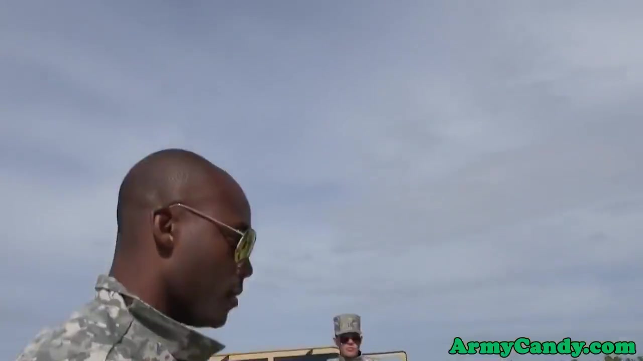 Military Muscle Hunks In Outdoor Orgy