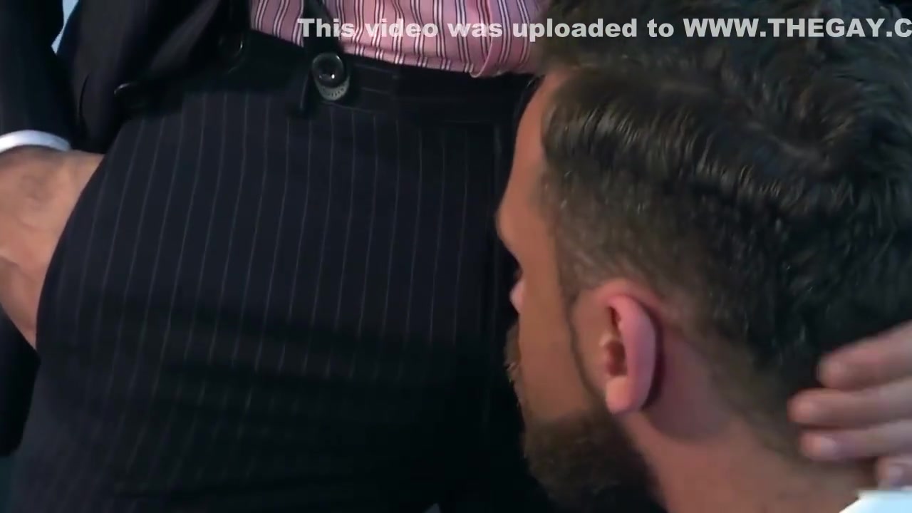 Sweet Deal - Bareback Gay Sex In Office With Two Muscled Bears