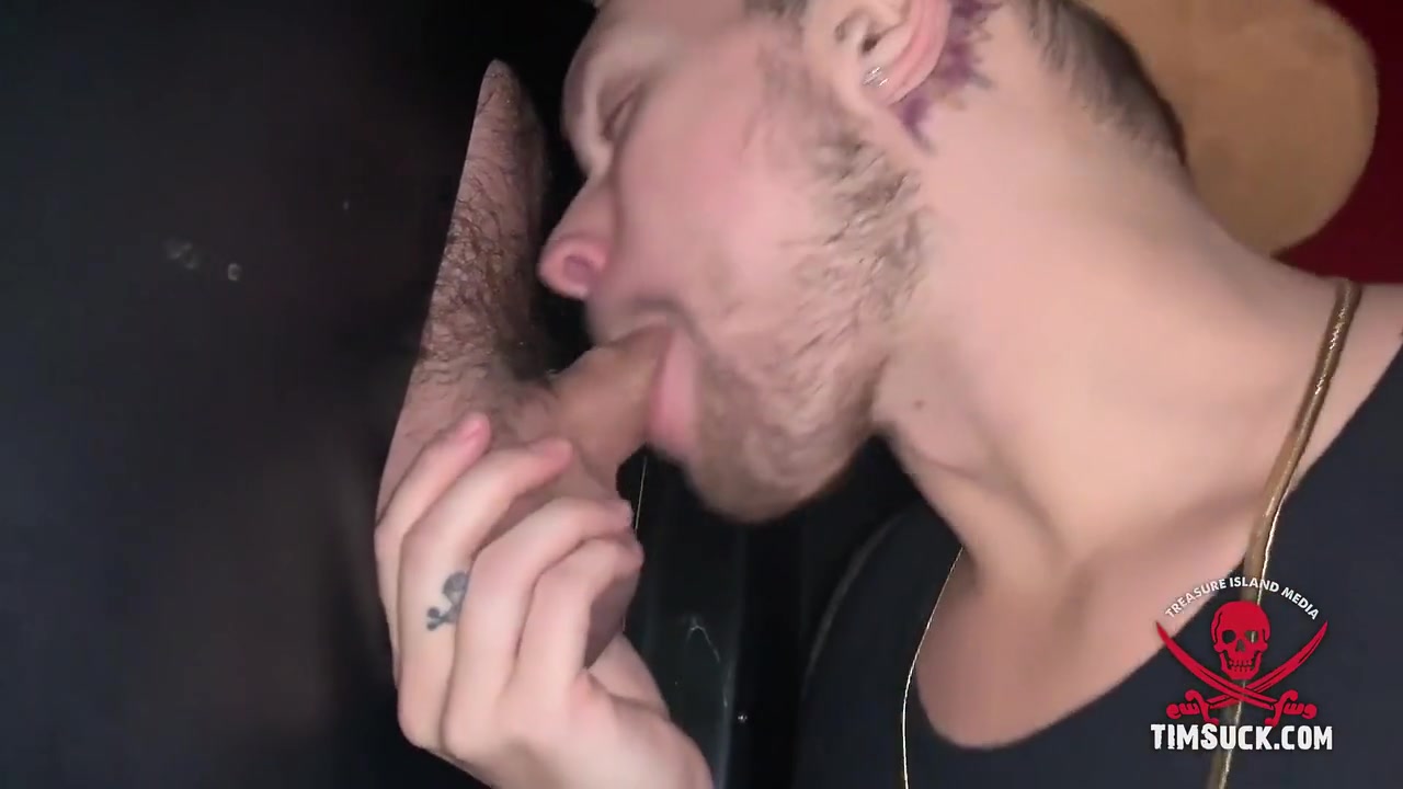 Pierced Pecker Peeks Thru The Glory Hole