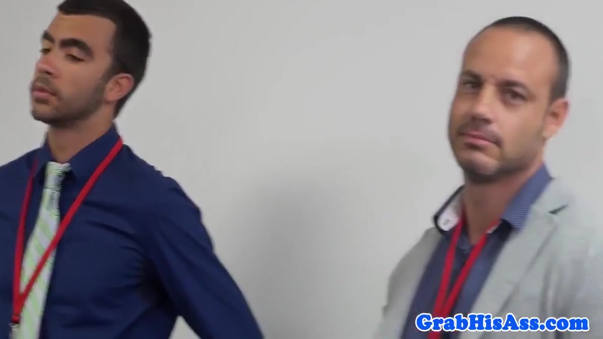 Suited Office Jock Assfucked For Teambuilding