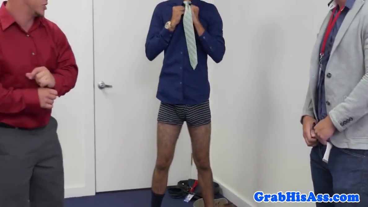 Suited Office Jock Assfucked For Teambuilding
