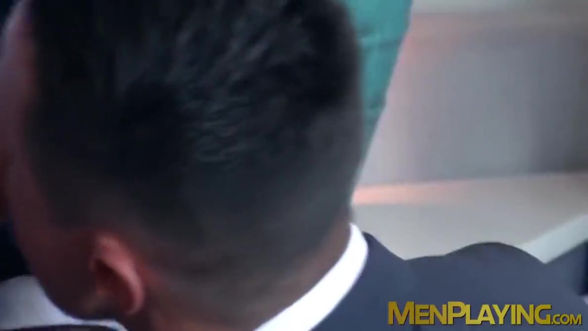 Kinky Businessman Klein Kerr Anal Fucked Hard After Handjob