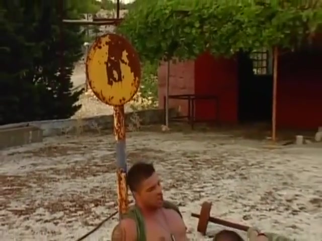Entry Squad Lewd Muscled Military Guys Outdoor Fuck
