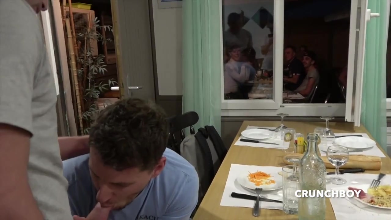 Fucked Raw By Straight Outdoor Restaurant - CrunchFrenchBareback