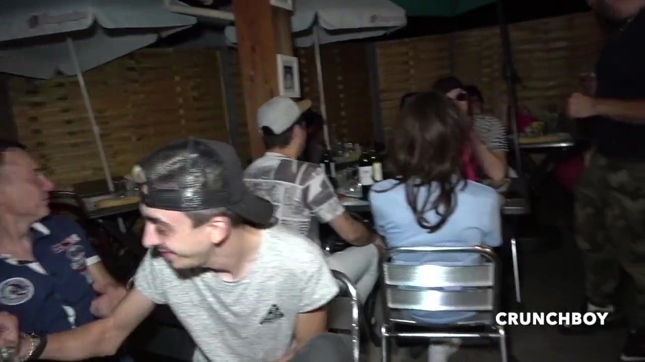Fucked Raw By Straight Outdoor Restaurant - CrunchFrenchBareback