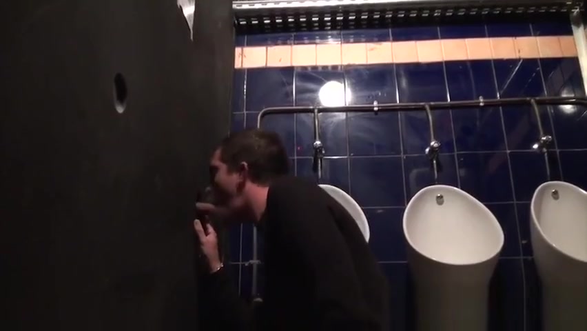 JalifStudio - French boys fuck in public restroom after glory hole blowjob