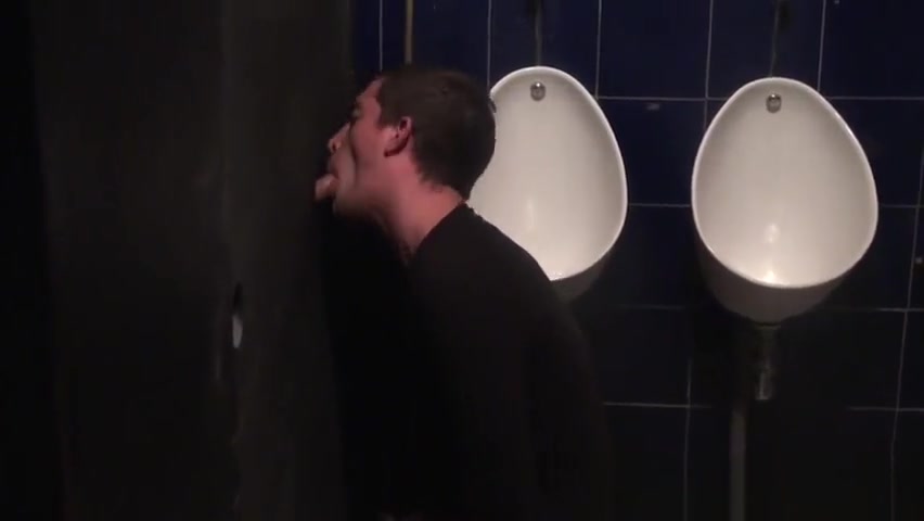 JalifStudio - French boys fuck in public restroom after glory hole blowjob