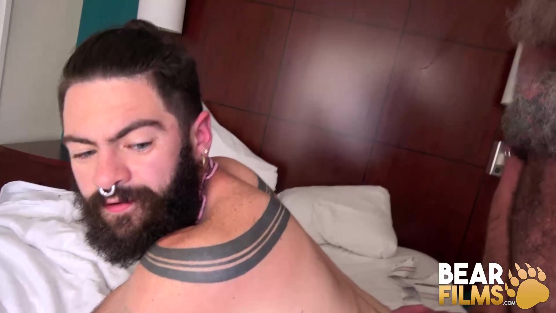 BEARFILMS Beau Deco Barebacked By Inked Step daddy Nick Maduro