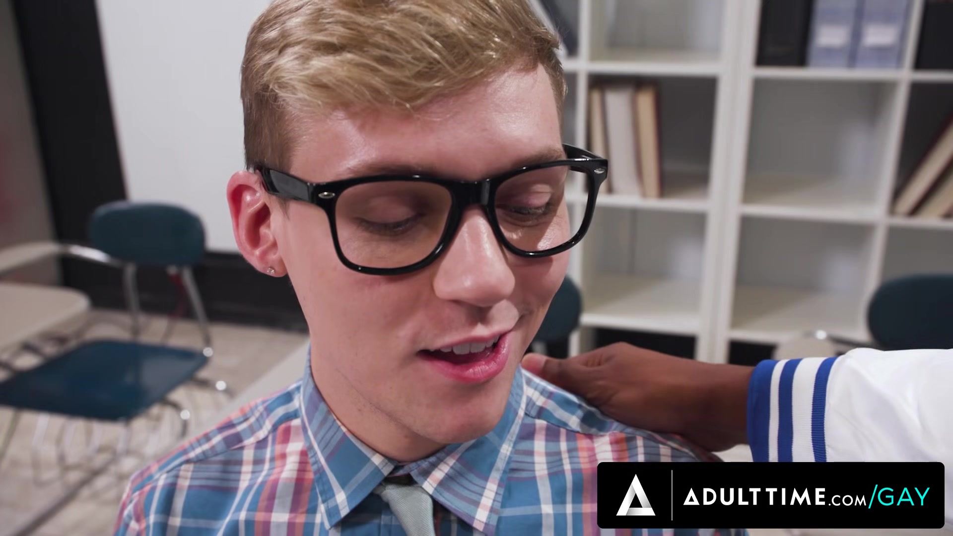 HETEROFLEXIBLE - Nerdy Twink Jack Bailey Is Hard Rough Gangbanged By The Football Team! CUM SHOWER