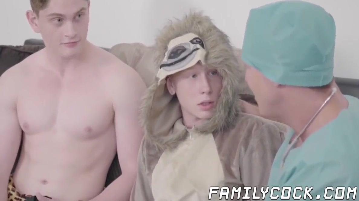 Jay Tee And Caleb Anthony In Horny Stepdad Barebacks Stepsons Twink Friend In Taboo 3way
