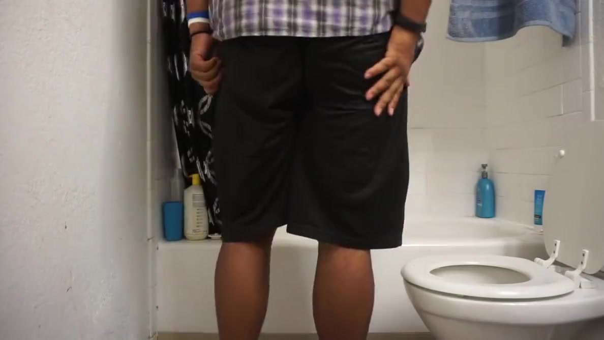 Jerking Off By The Shower