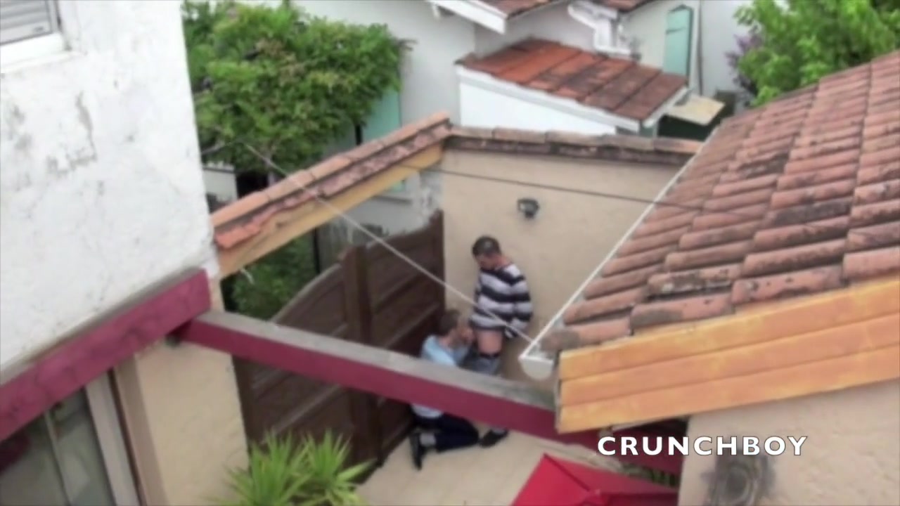 Real policeman suck cock and fucked by twink outdoor - CrunchBoy