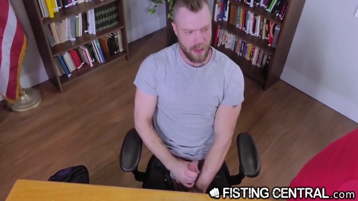 Fistingcentral Tattooed Sporty Hunks Fist Instead Of Study