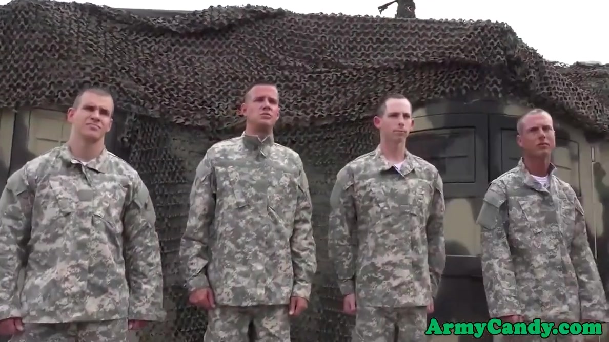 New Buff Army Recruits Suck And Ride Cock