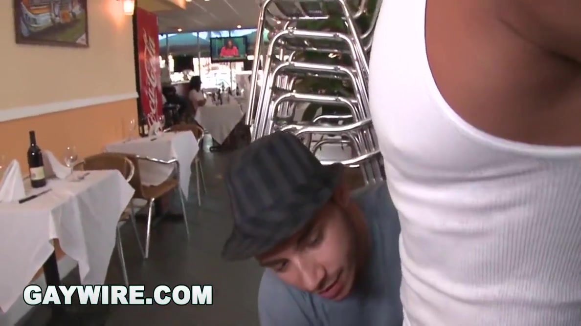 Gaywire Muscled Studs Marc Dylan And The Rock Bump Uglies In Public Restaurant!