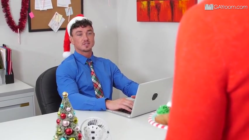 Cade Maddox fucks Casey Everett during the office Christmas party!