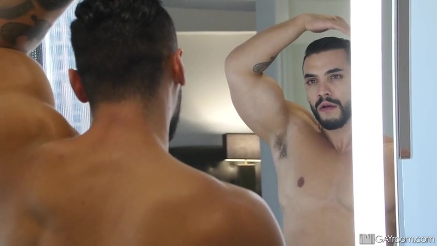 Arad Winwin in Sneaky, horny bottom joins muscle jock in the shower for a steamy and slippery ass pounding.