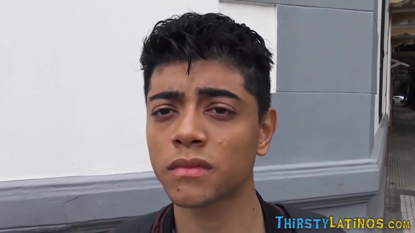 Straight latino pov sucks dick for cash