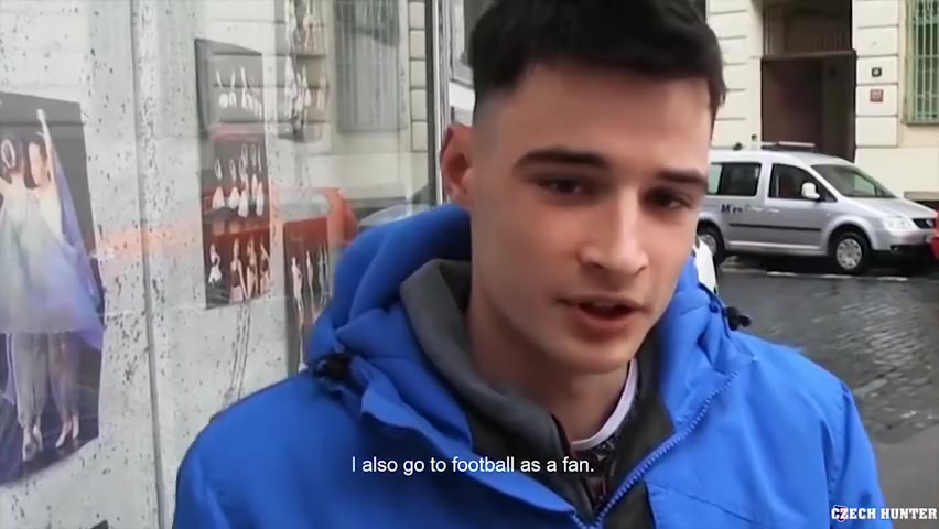 CZECH HUNTER - Amateur dude takes raw cock up his virgin ass for extra cash