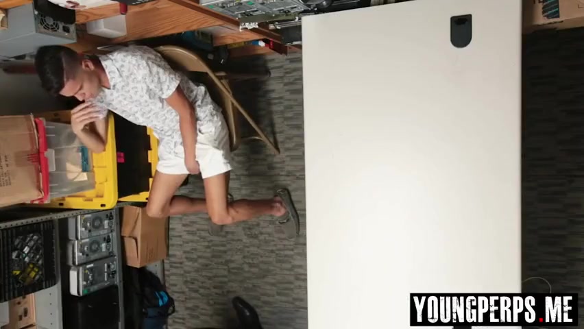 Preppy latino teen 18+ bareback fucked by black LP Officer