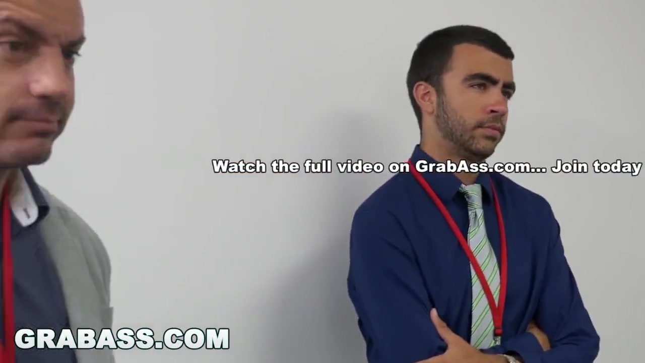 GRAB ass - Hunky Boss Teaches His Office Team All About Teamwork
