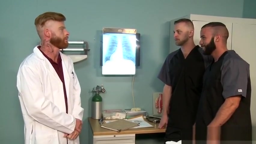 Ginger doctor and bears in threesome