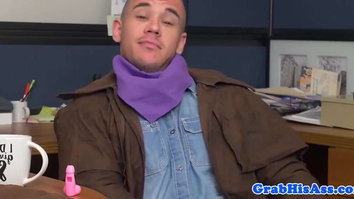 Office stud assfucked at halloween party