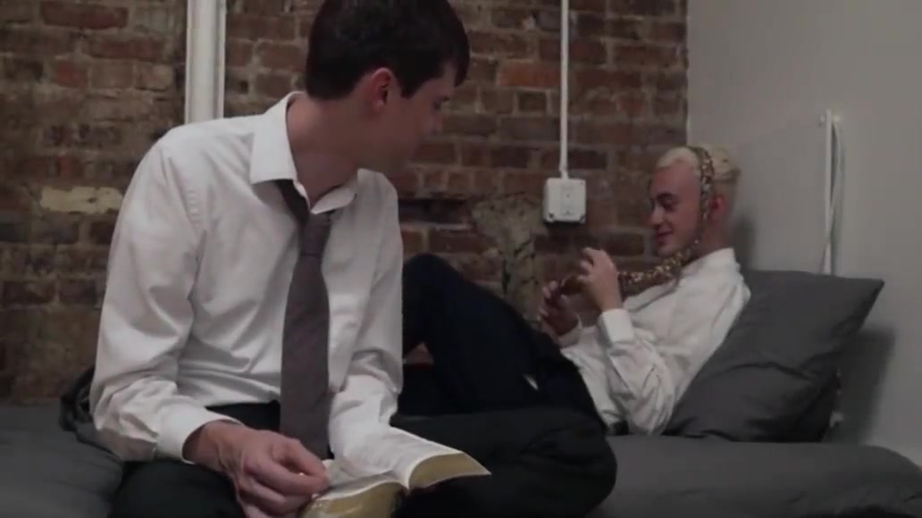 Three Young Twink Mormon Boys Have Threesome In Shower