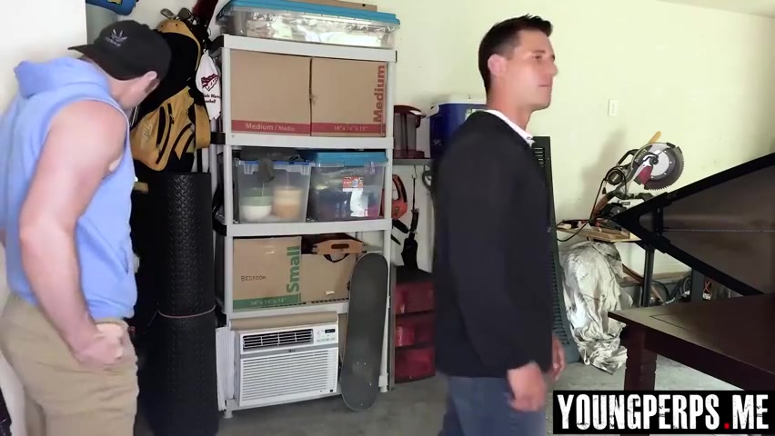Straight perp ass fucked by off duty Officer bareback