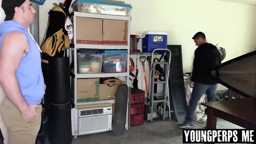 Straight perp ass fucked by off duty Officer bareback