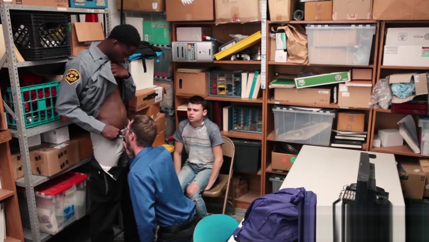 Step dad gives his ass to black LP Officer to release teen 18+