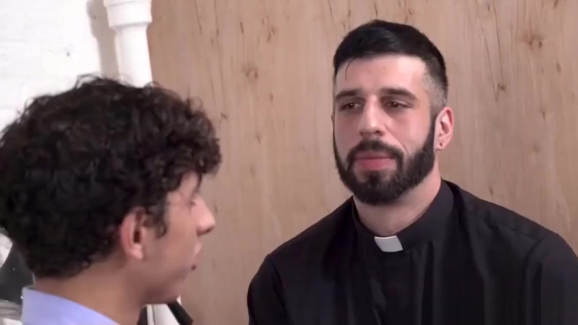 Twink Barebacked In The Priest s Office